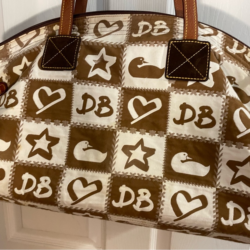 Authentic Dooney & Bourke Quilted Shoulder Bag Satchel